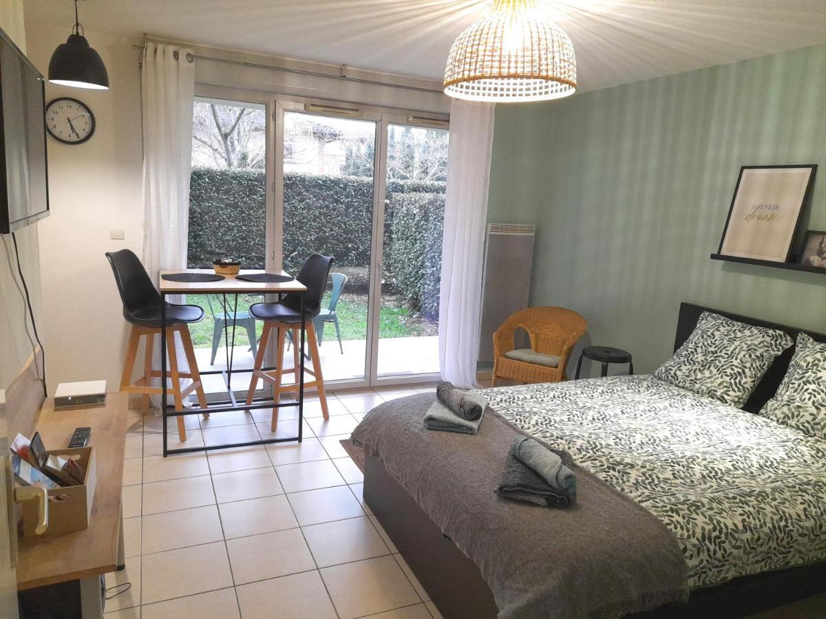 Studio Calme Dans Une Belle Residence Avec Piscine • Parking • Wifi Toulouse Ngoại thất bức ảnh
